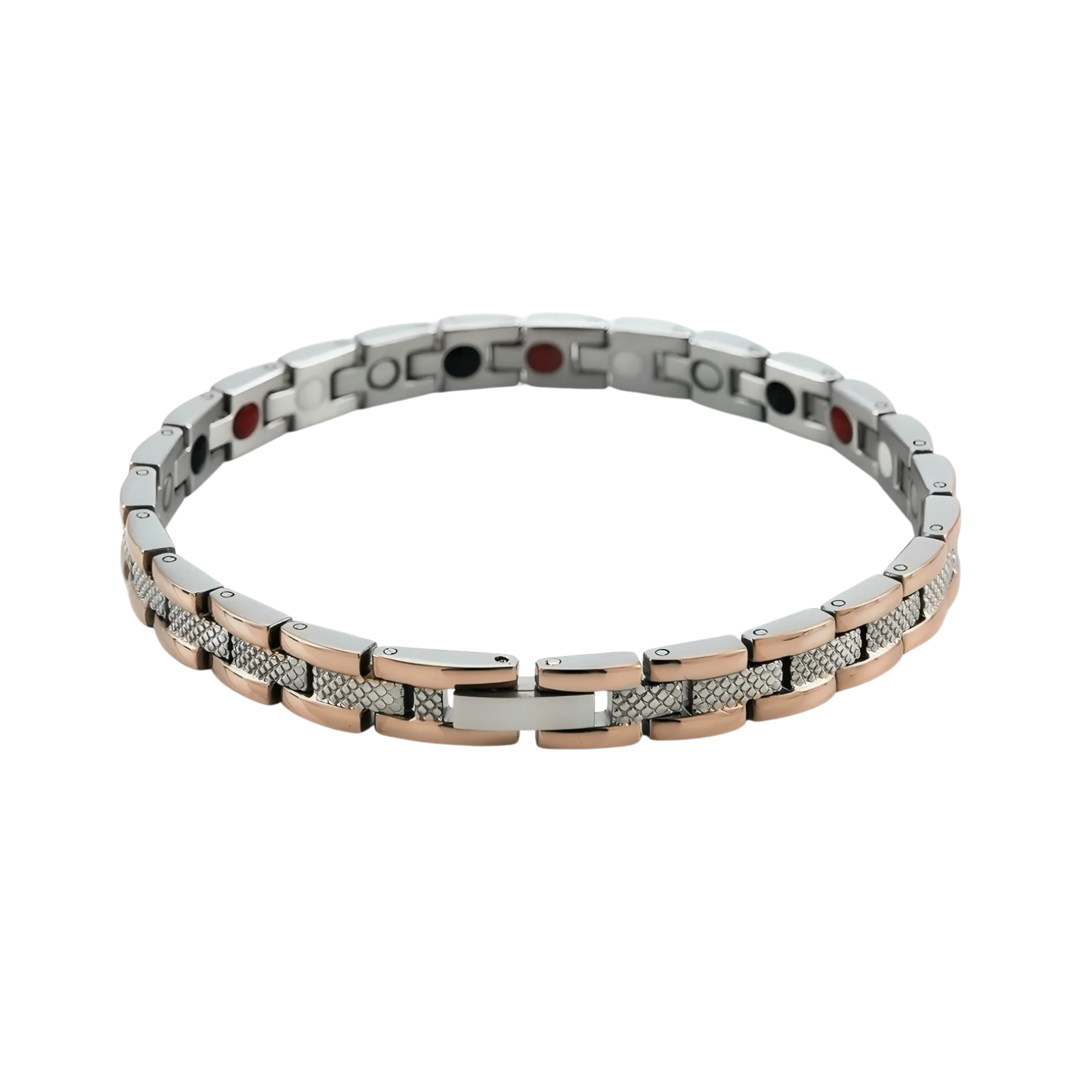 Ladies Single Silver Rose Gold