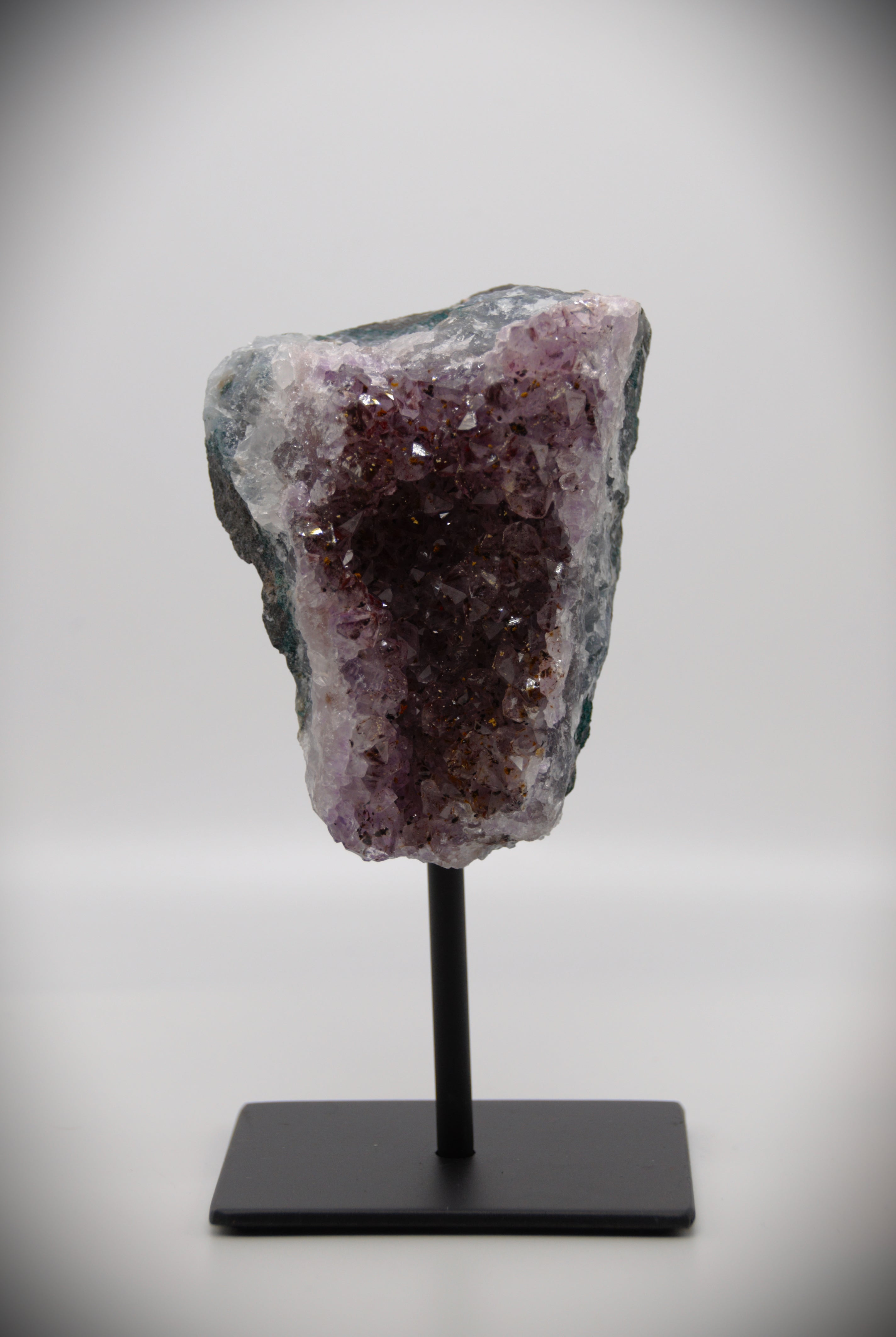 Amethyst Crystal Stone (with black stand)