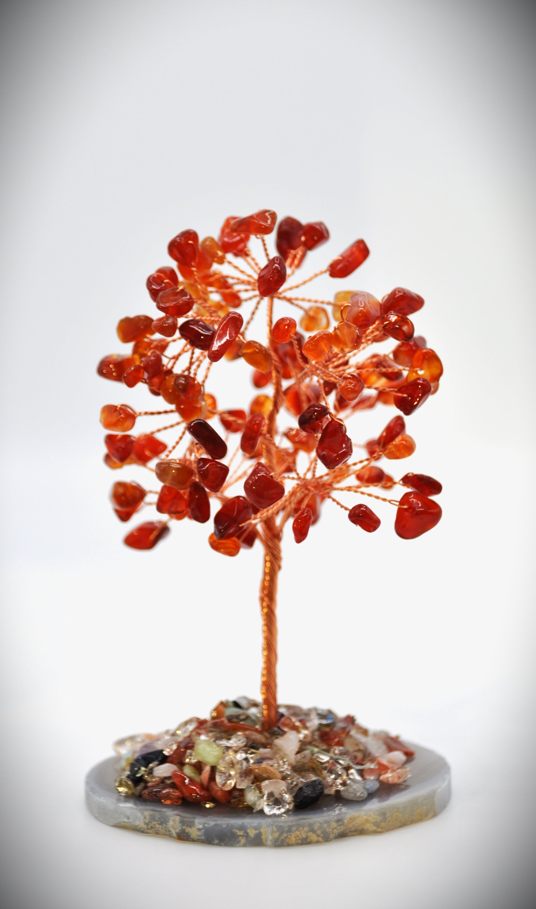 Carnelian Bonsai Tree 4"