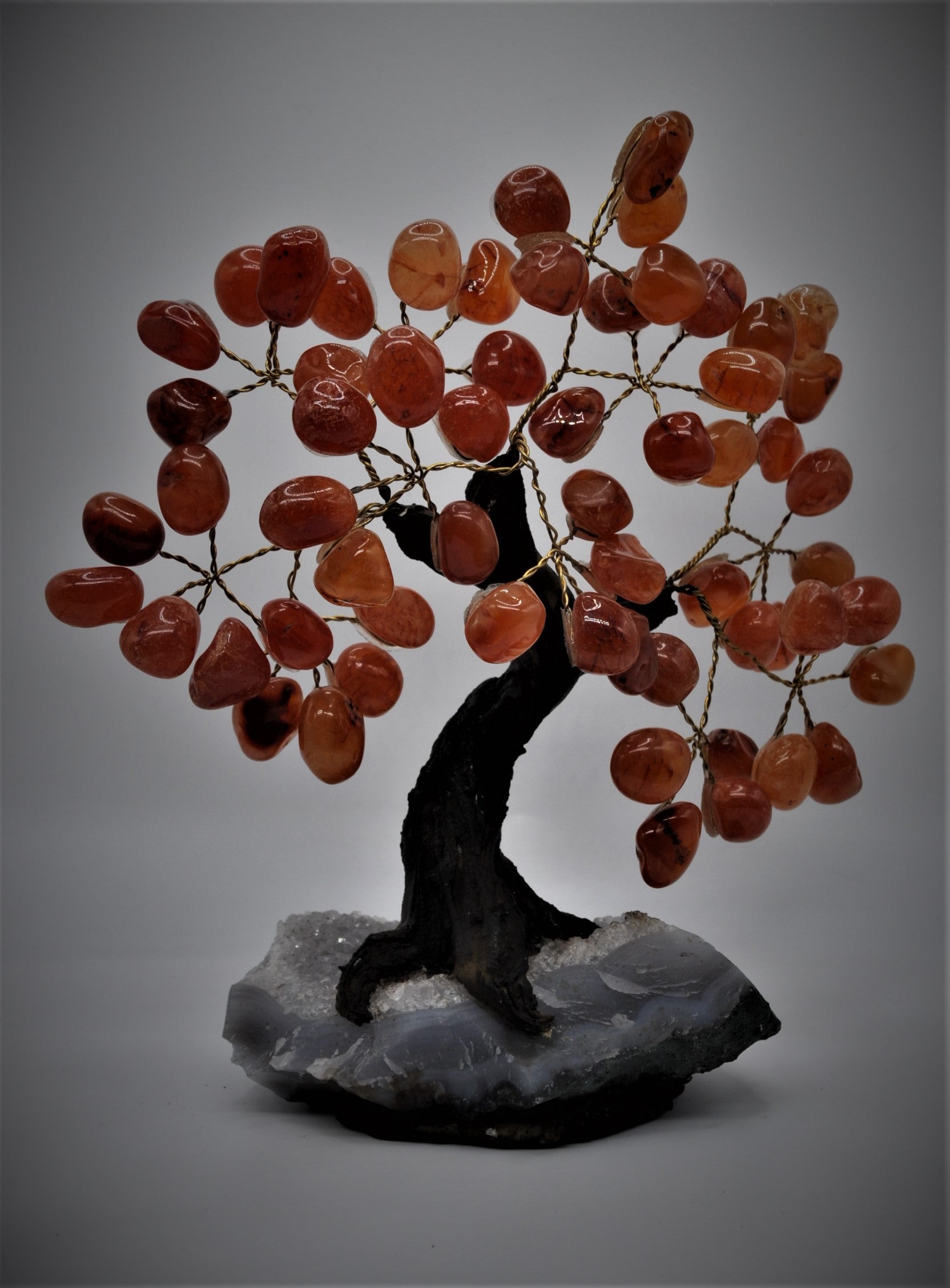 Carnelian Bonsai Tree 7"