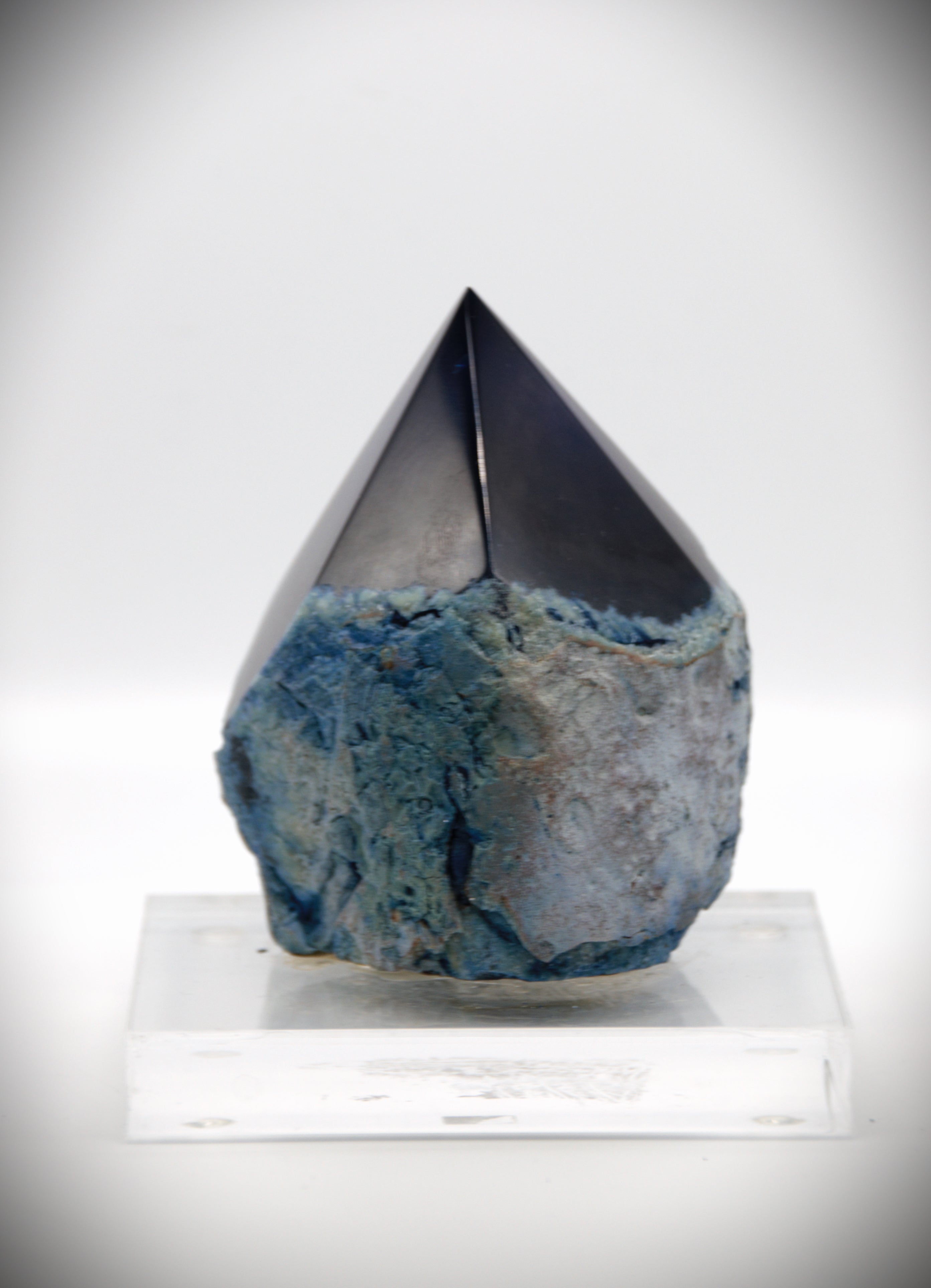Celestite Crystal Agate Point with Acrylic Base