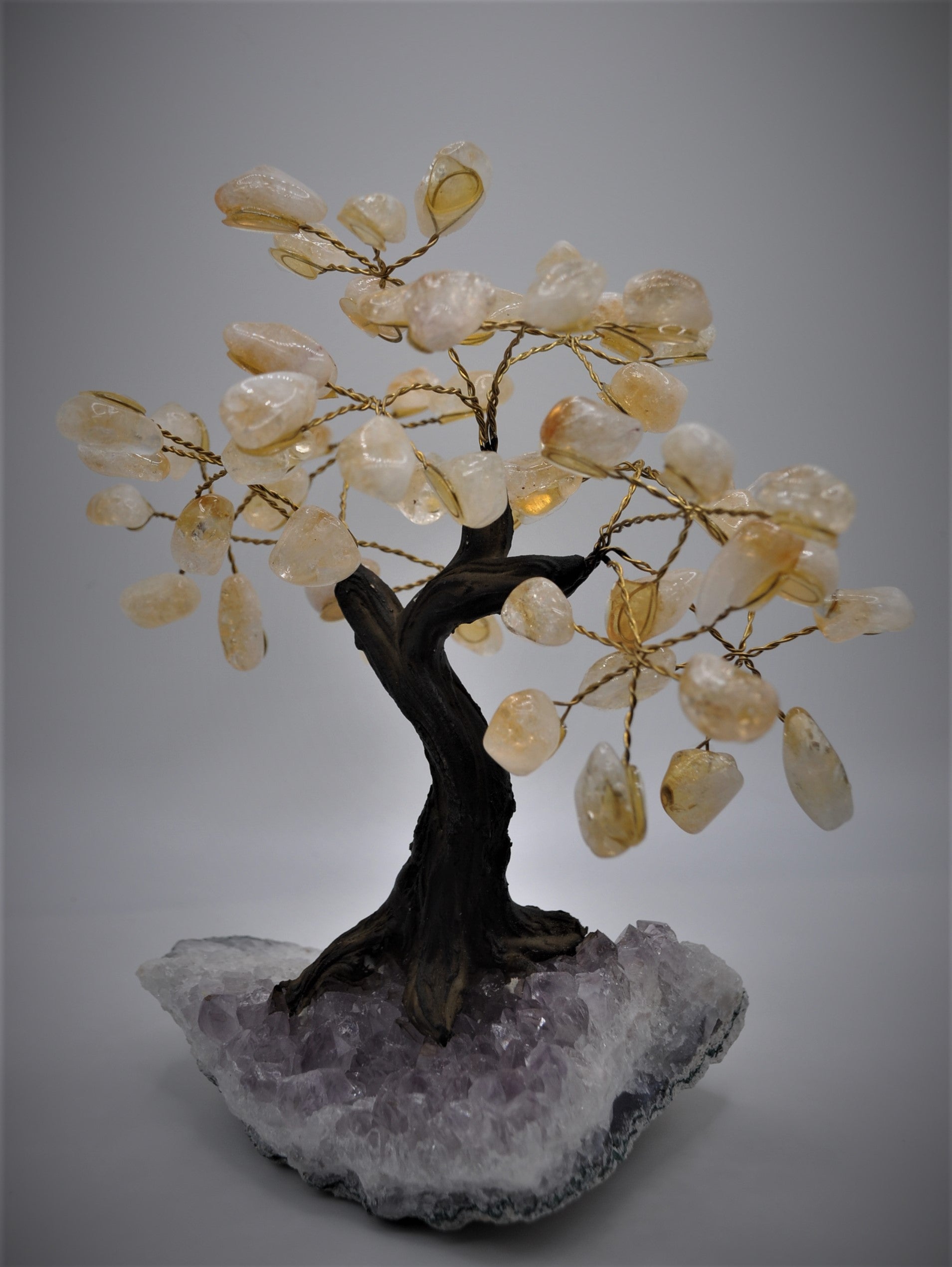 Citrine Bonsai Tree 7"