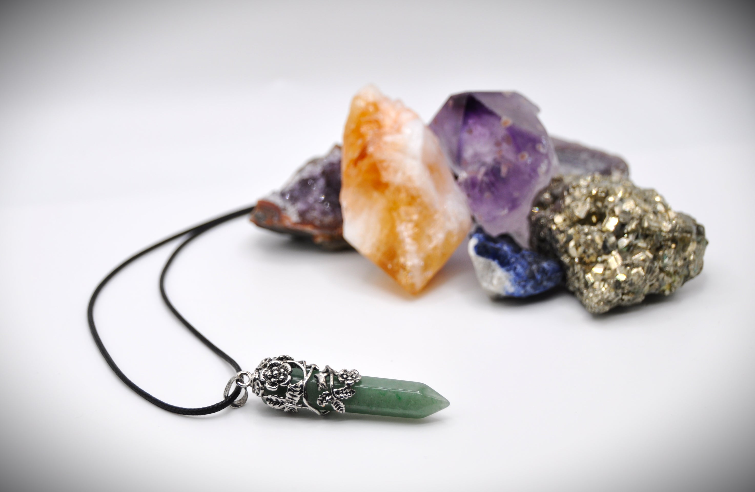 Green Aventurine Necklace Crystals