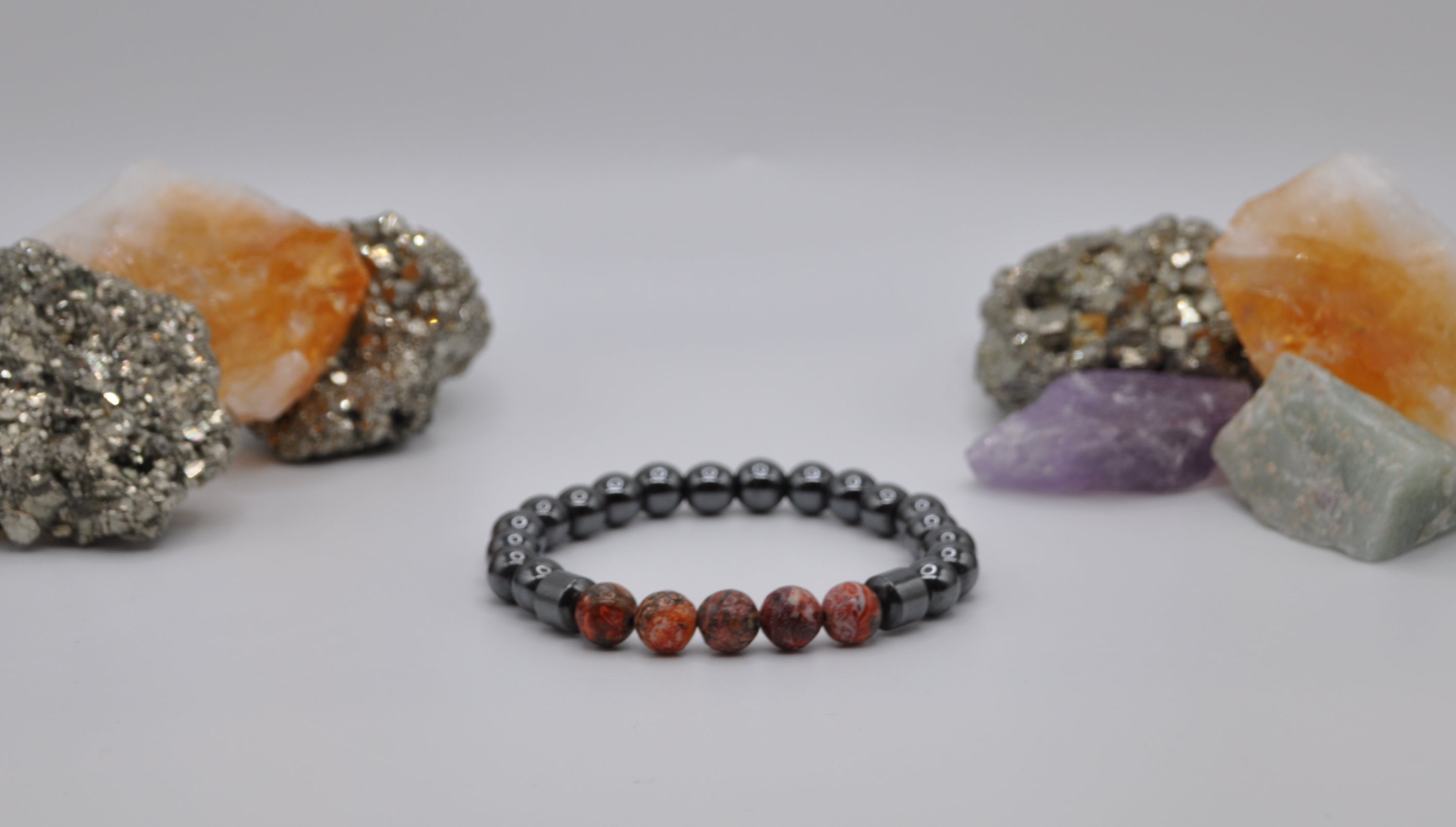 Hematite with Red Japer