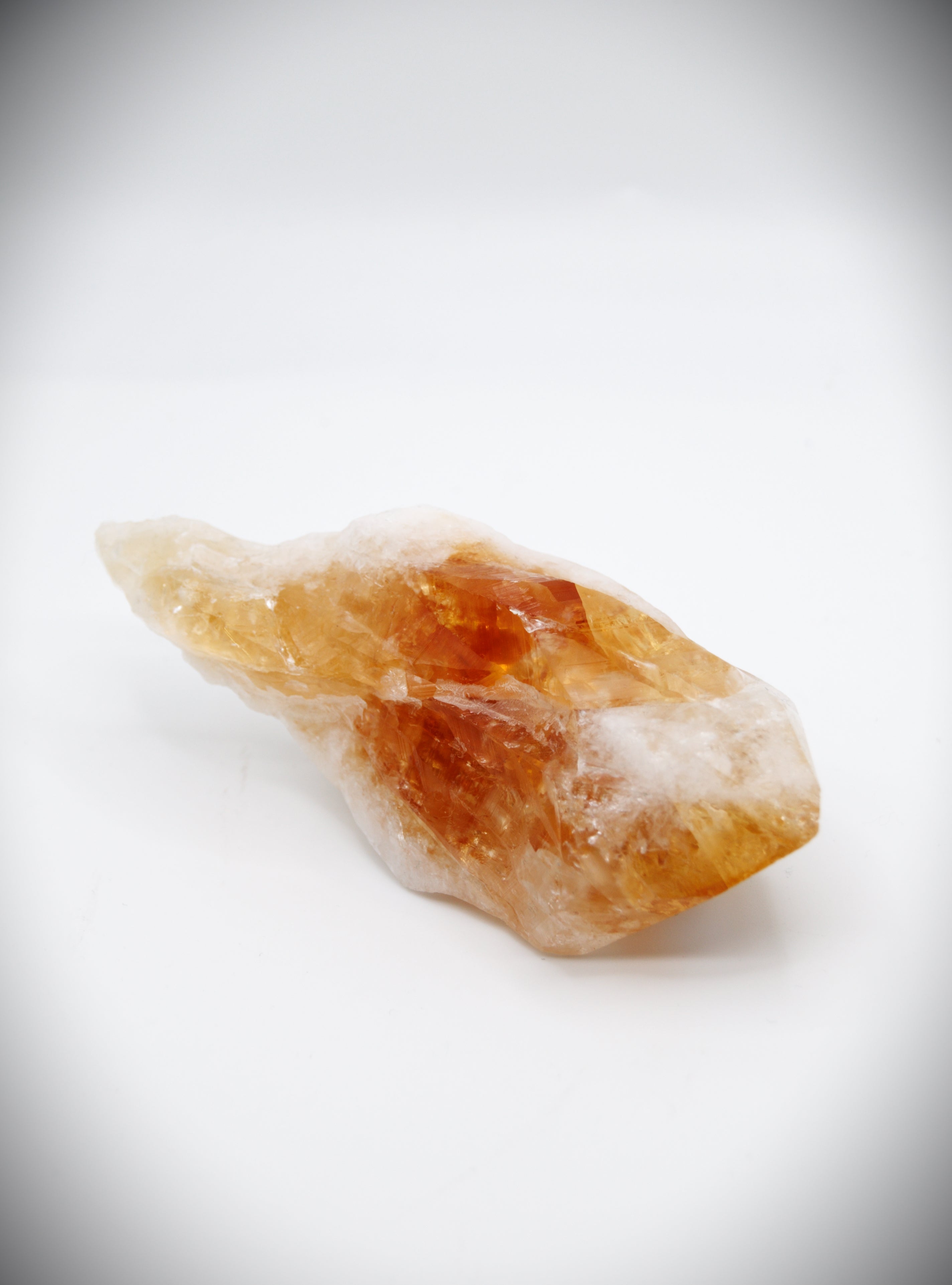 Raw Citrine Crystal Point