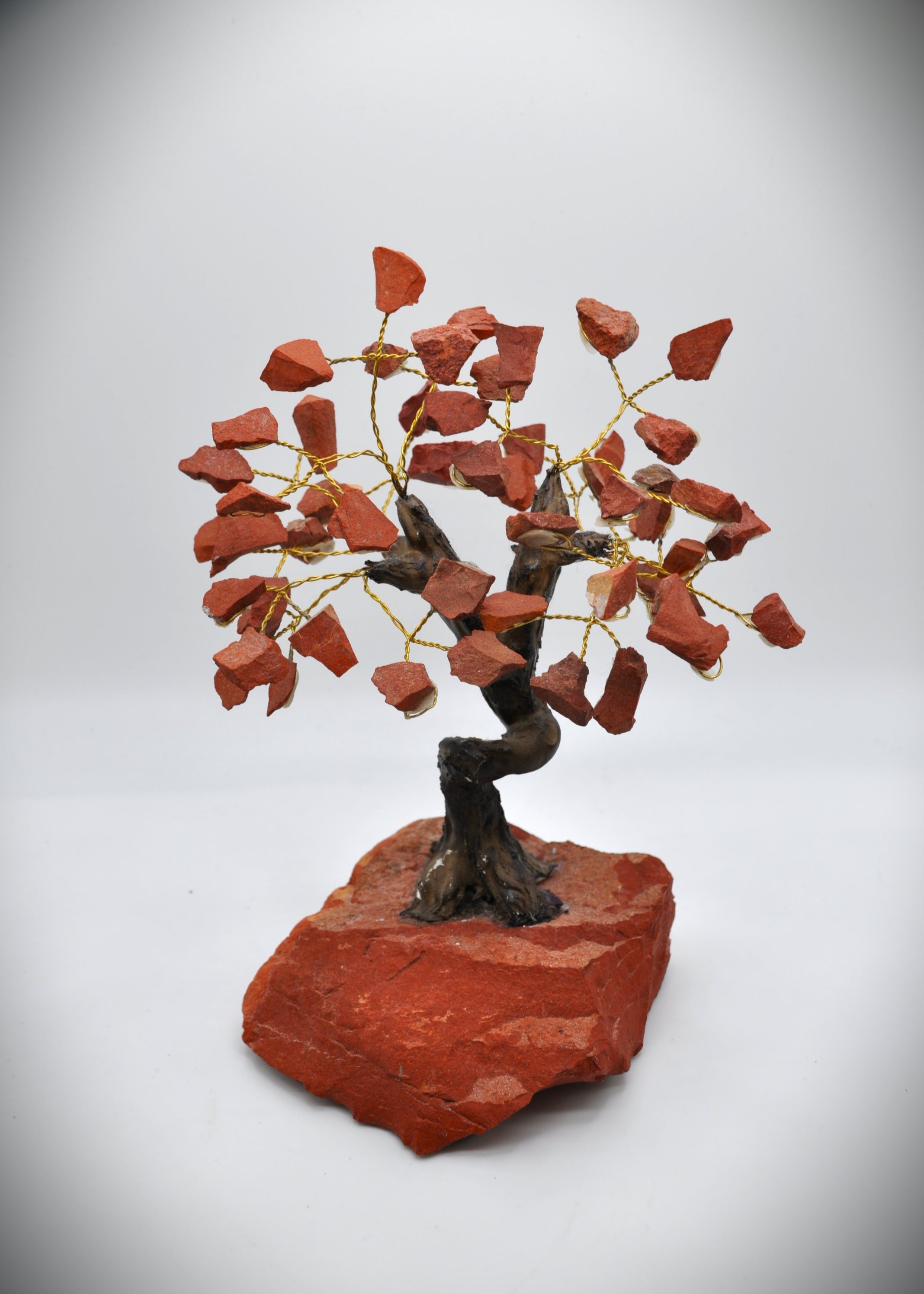 Raw Red Jasper Bonsai 7"