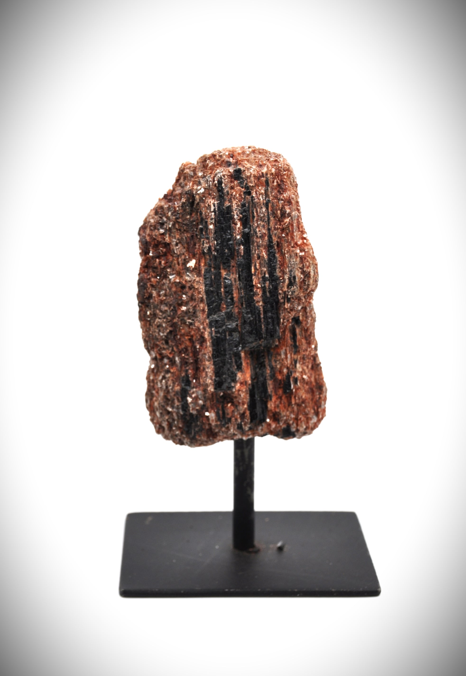 Red Jasper Stone Crystal with black base