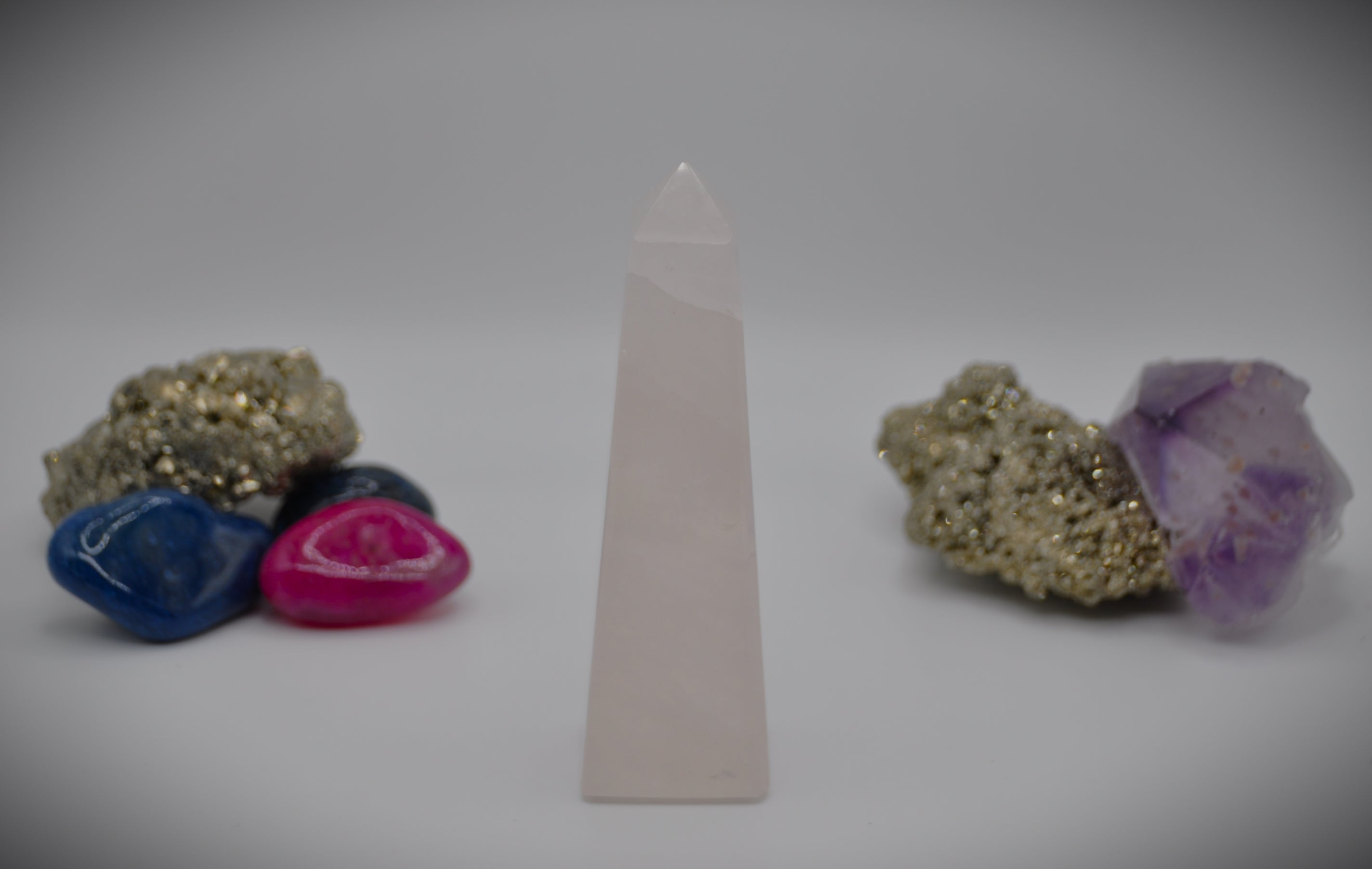 Rose Quartz Crystal Obelisk