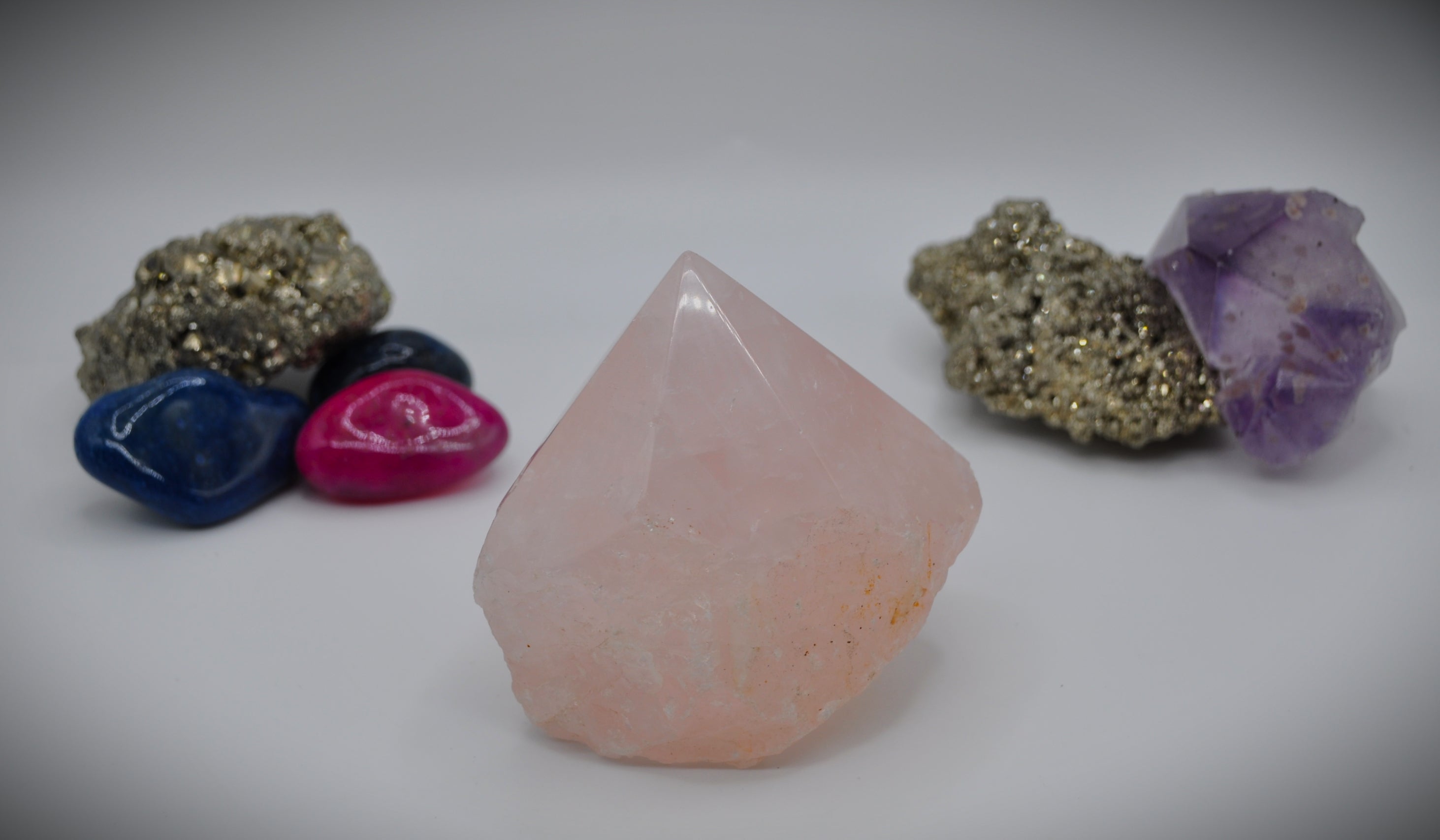 Rose Quartz Crystal Point