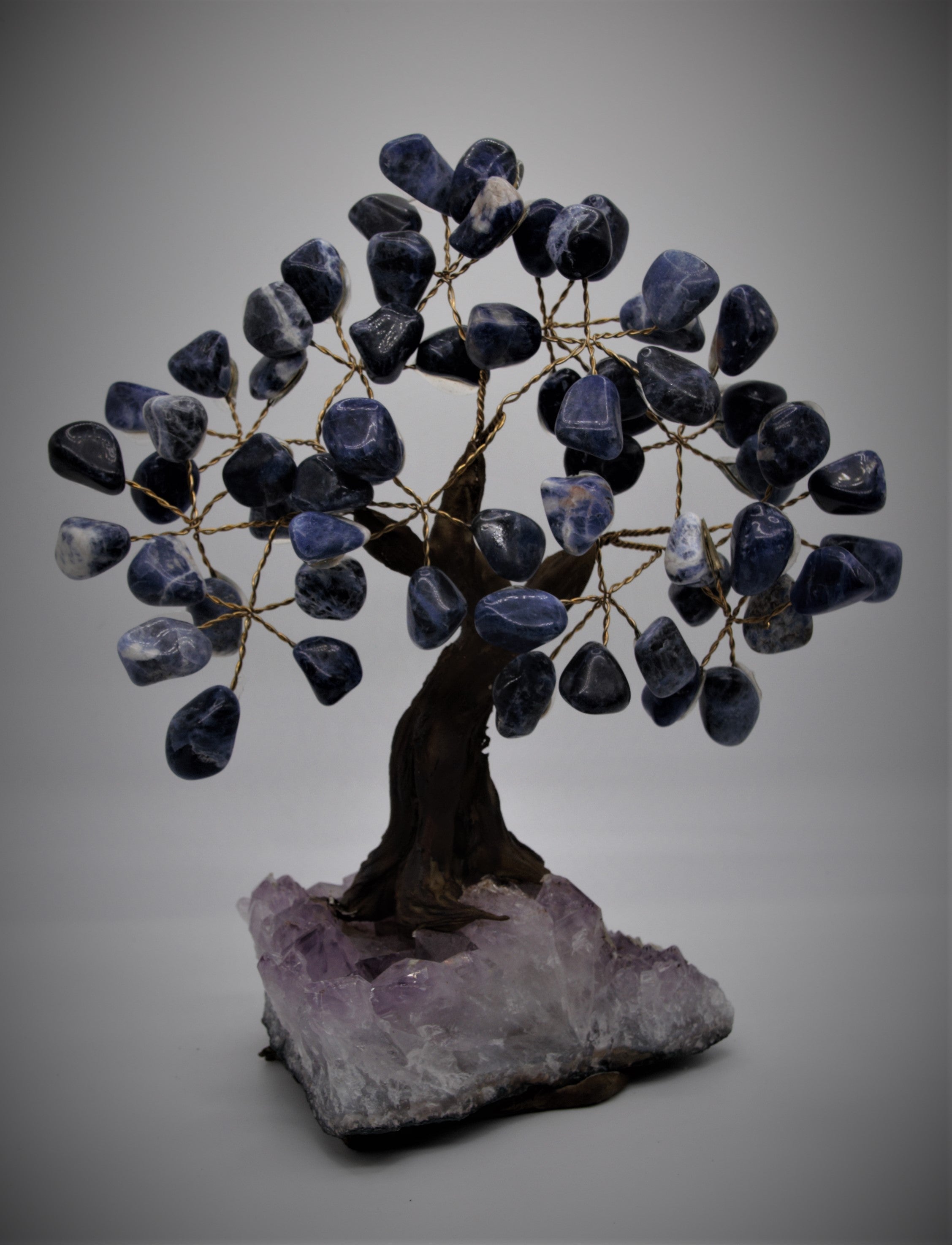 Sodalite Bonsai Tree 7"