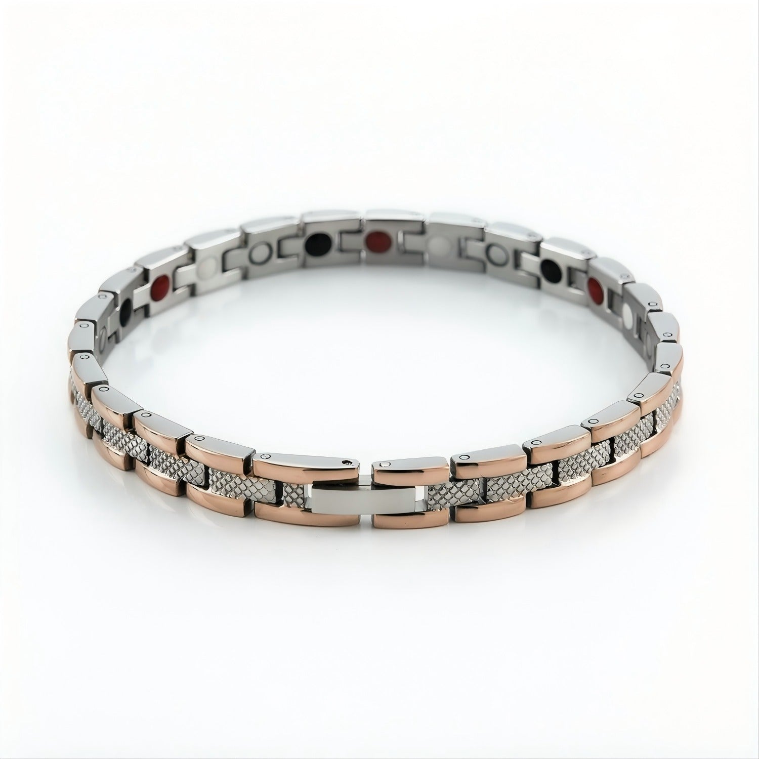Ladies Single Silver Rose Gold