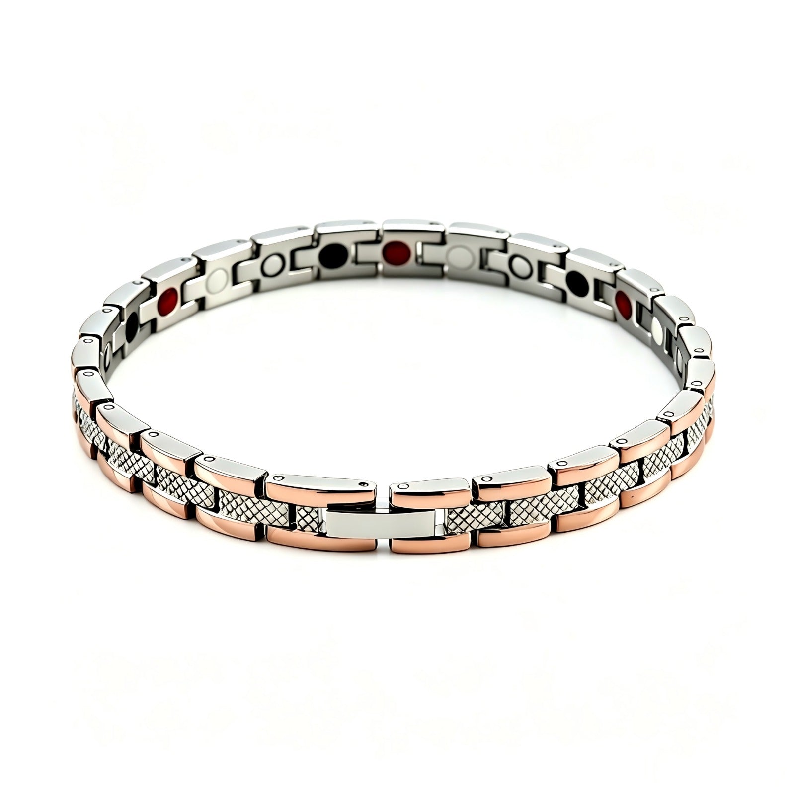 Ladies Single Silver Rose Gold
